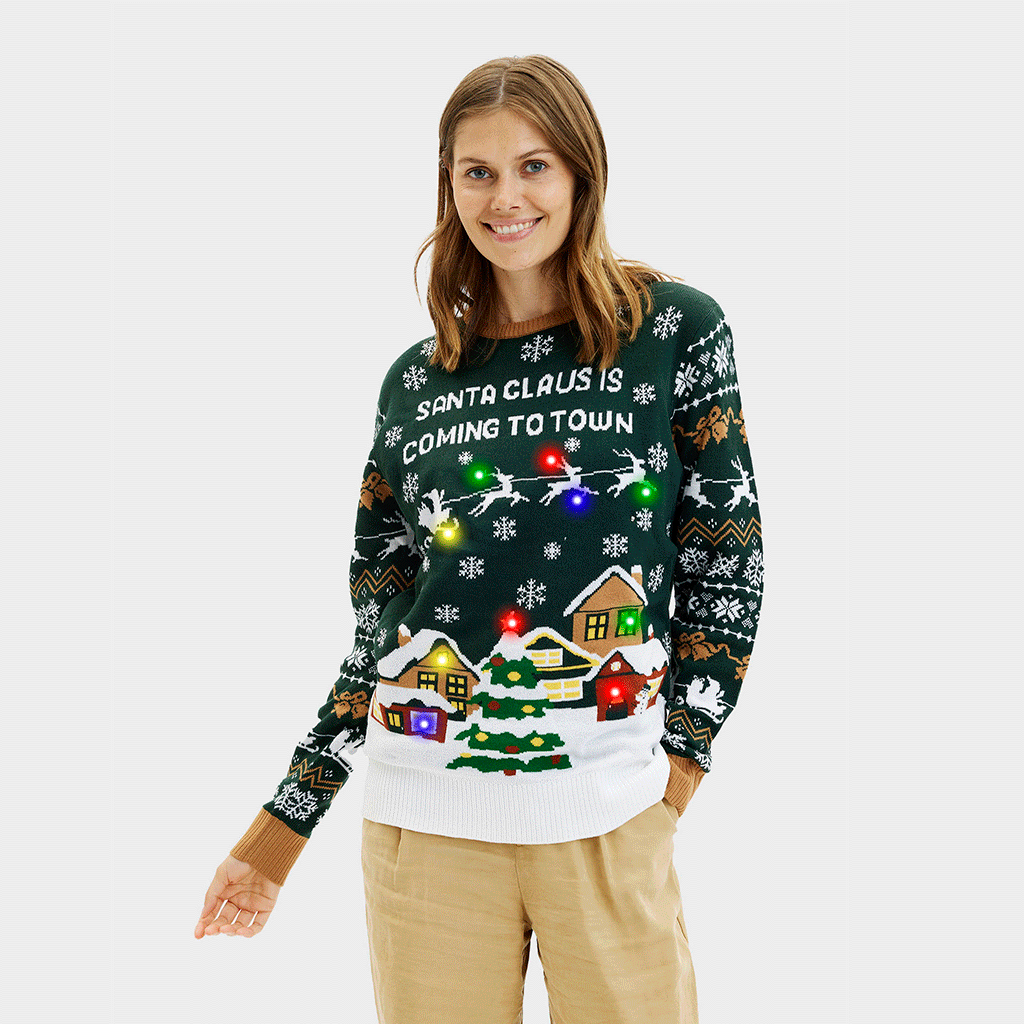 Santa Claus Is Coming To Town LED - Dame